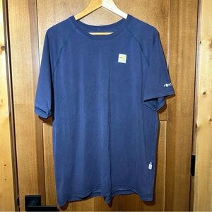 Carhartt Men's L Blue Force Relaxed Fit FR Flame Resistant Cat 1 Long Sleeve Tee